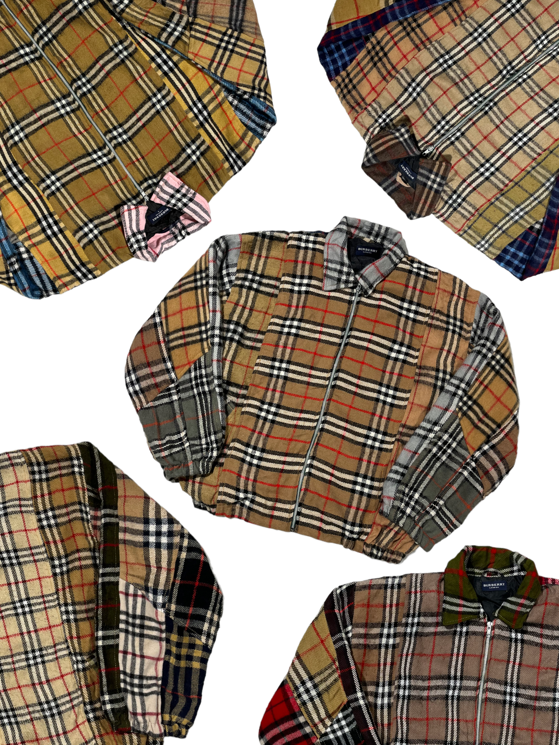 REWORKED BURBERRY JACKETS THE HUB Vintage Wholesale