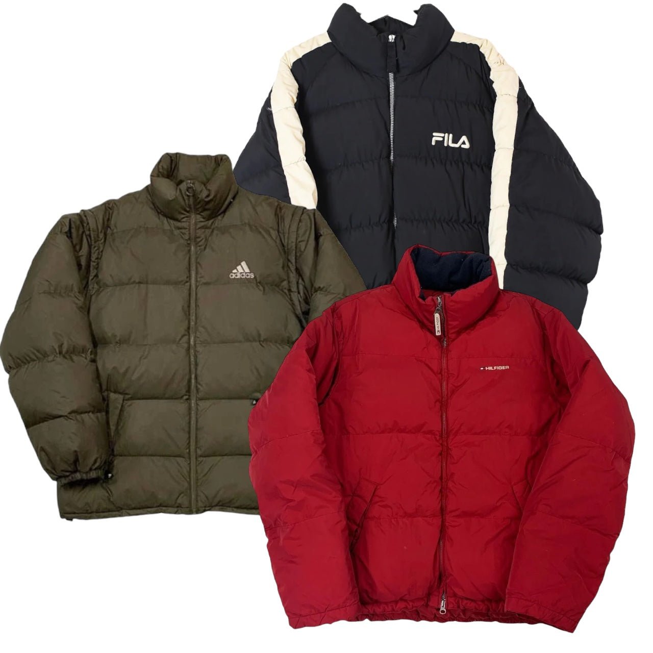 15x BRANDED PUFFER JACKETS - The Hub Vintage Wholesale Limited