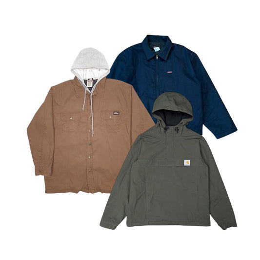 20x CARHARTT & DICKIES JACKETS - The Hub Vintage Wholesale Limited