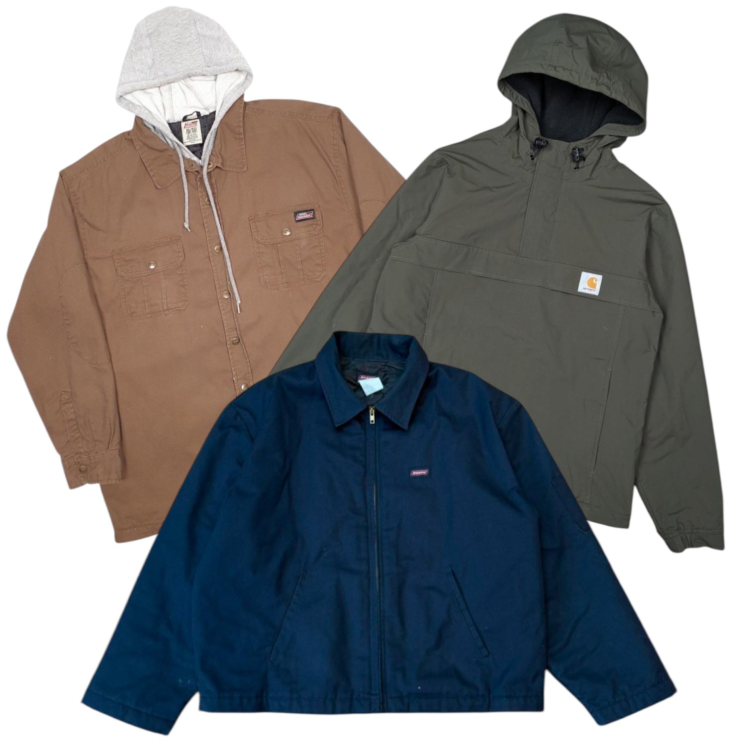 20x CARHARTT & DICKIES JACKETS - The Hub Vintage Wholesale Limited