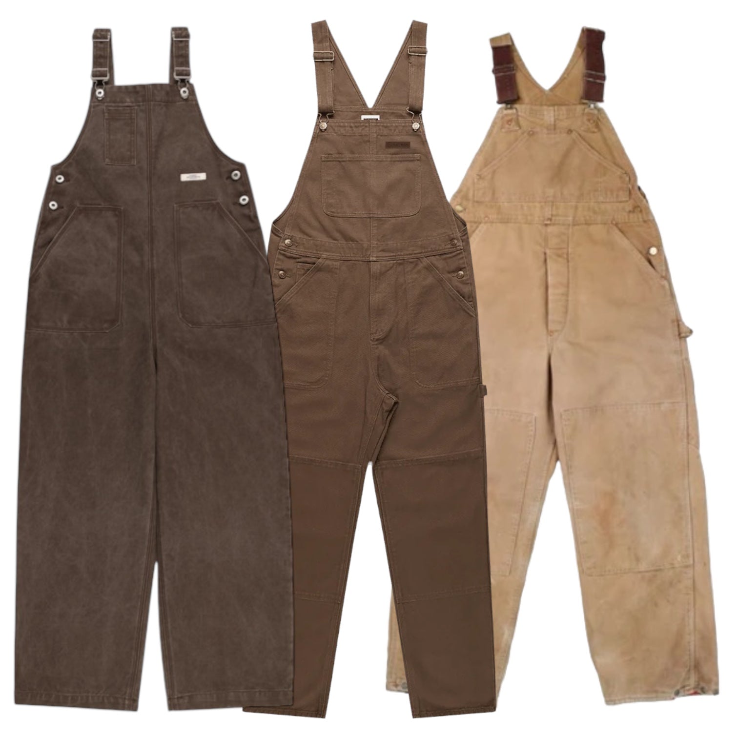 20x WORKWEAR DUNGAREES - The Hub Vintage Wholesale Limited