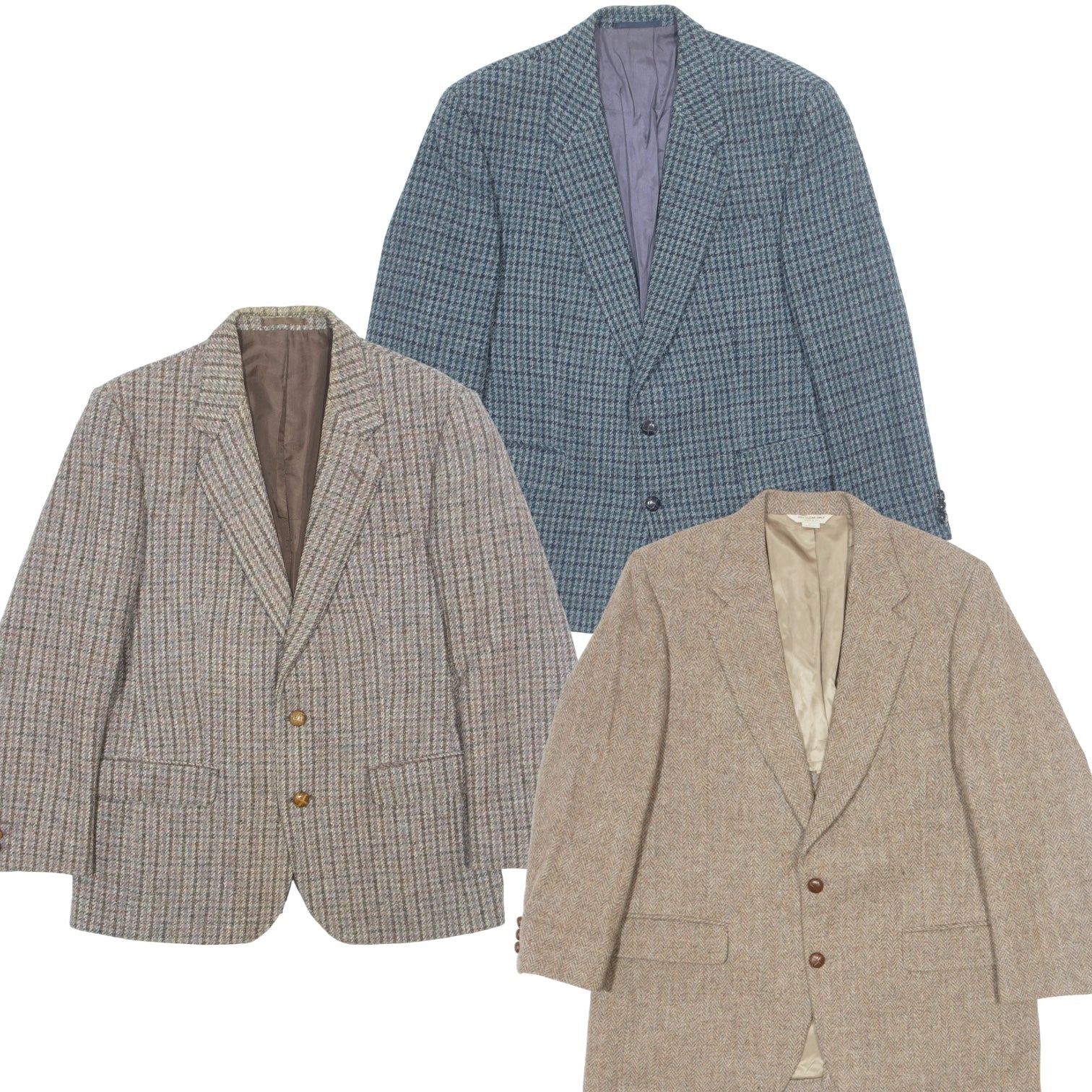 25x HARRIS TWEED BLAZER - The Hub Vintage Wholesale Limited