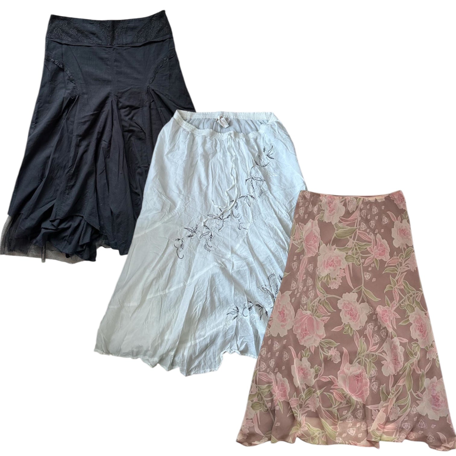 30 x Y2K LOW RISE SKIRTS - The Hub Vintage Wholesale Limited