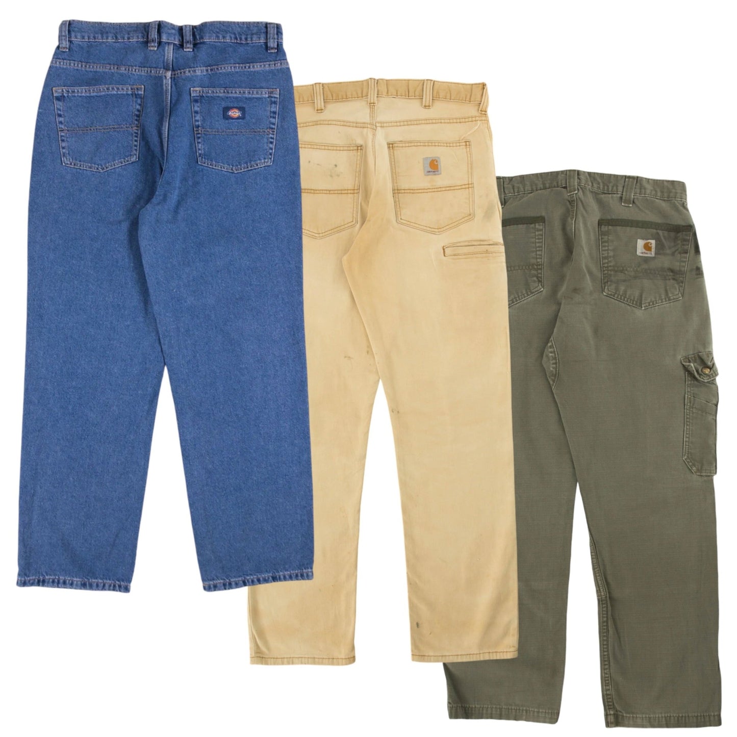 30x CARHARTT & DICKIES TROUSERS - The Hub Vintage Wholesale Limited