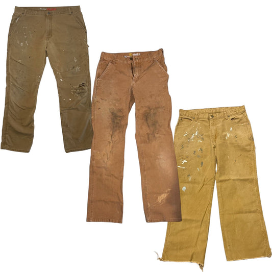 30x Grade C Carhartt / Dickies Trousers - The Hub Vintage Wholesale Limited