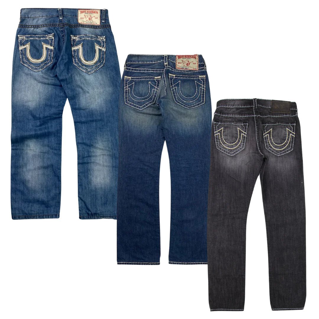 30x TRUE RELIGION JEANS - The Hub Vintage Wholesale Limited