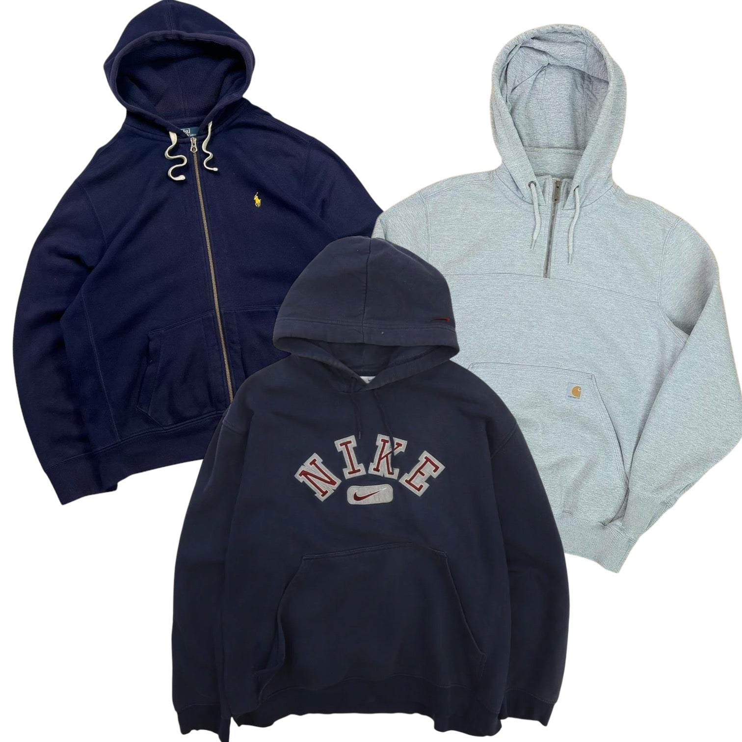 35x BRANDED HOODIES - The Hub Vintage Wholesale Limited