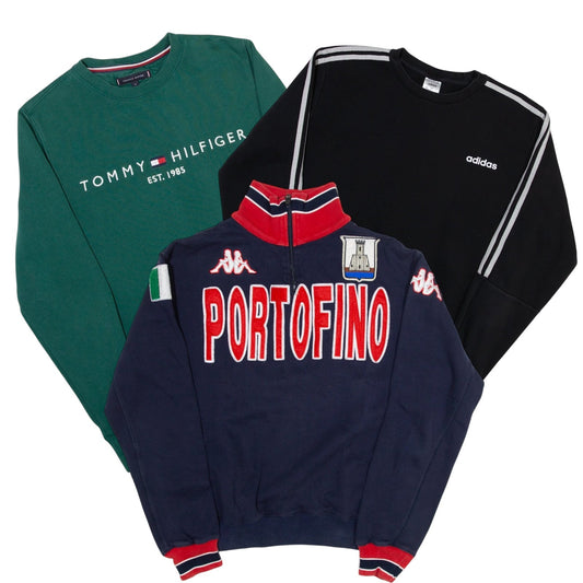 50x BRANDED SWEATSHIRTS - The Hub Vintage Wholesale Limited