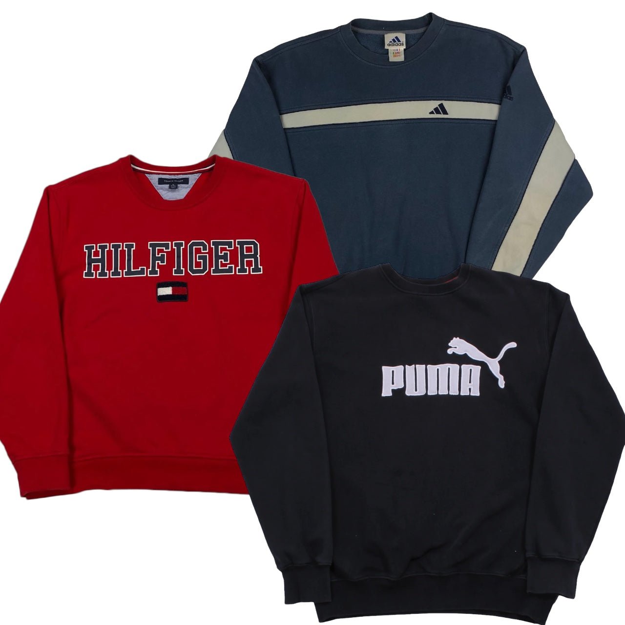 50x BRANDED SWEATSHIRTS - The Hub Vintage Wholesale Limited