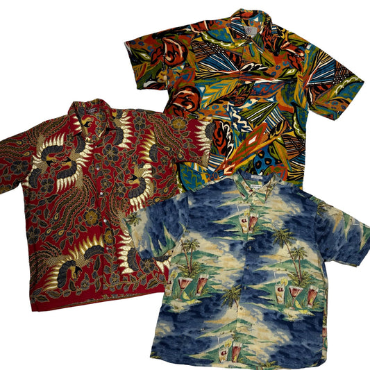 50x CRAZY PRINT SHIRTS - The Hub Vintage Wholesale Limited