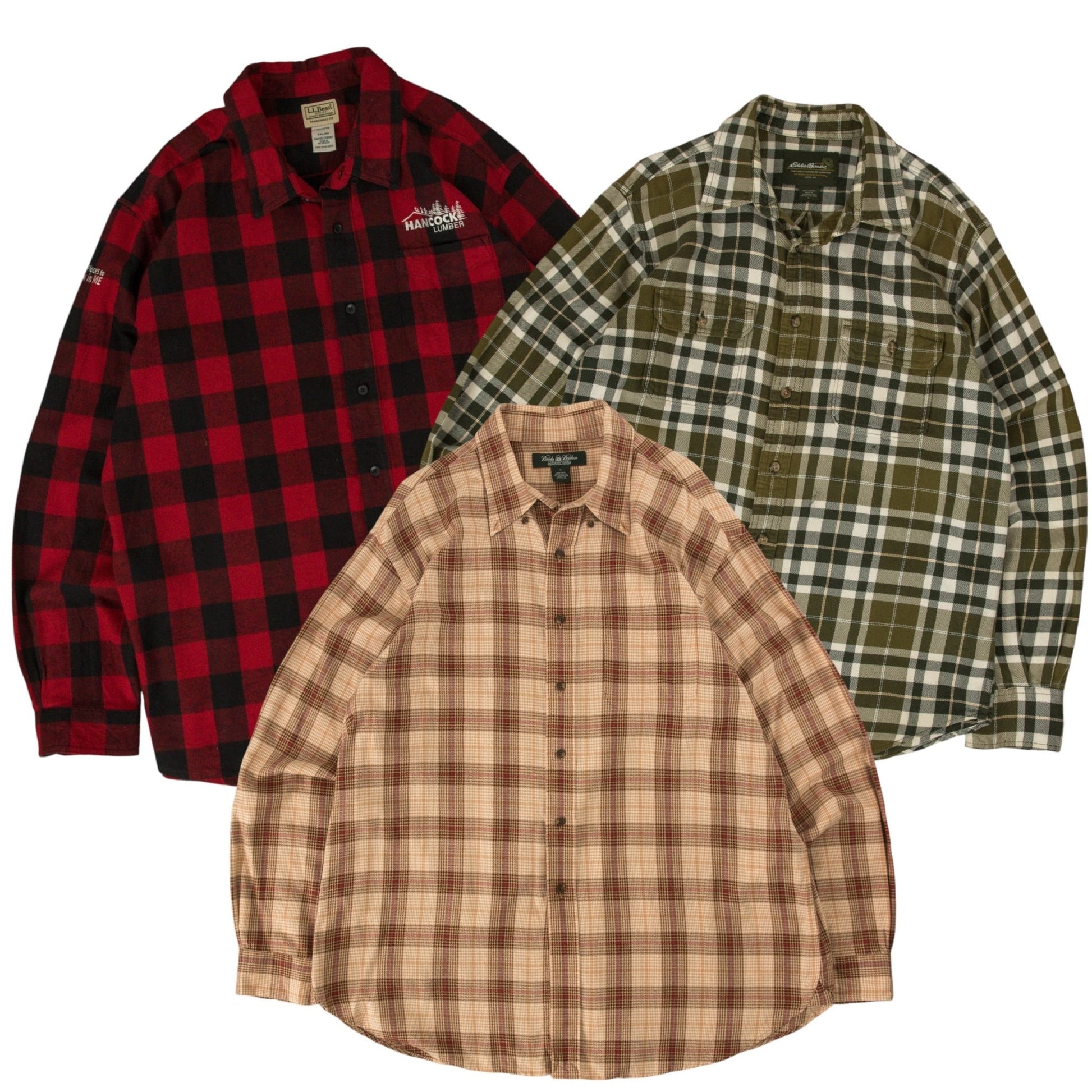 50x FLANNEL SHIRTS - The Hub Vintage Wholesale Limited