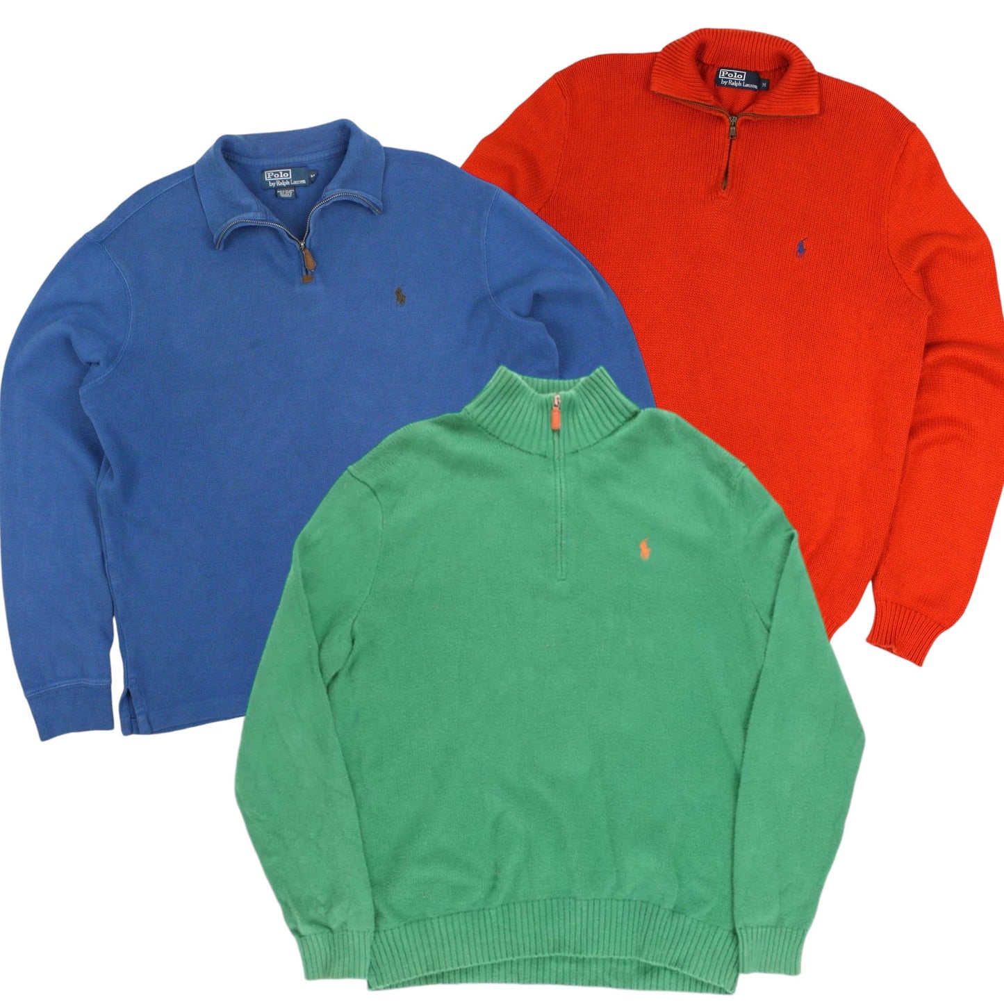 50x POLO/TOMMY 1/4 ZIPS - The Hub Vintage Wholesale Limited