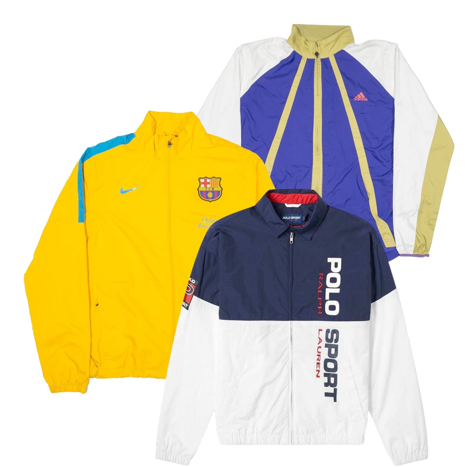 50x PREMIUM BRANDED WINDBREAKERS - The Hub Vintage Wholesale Limited