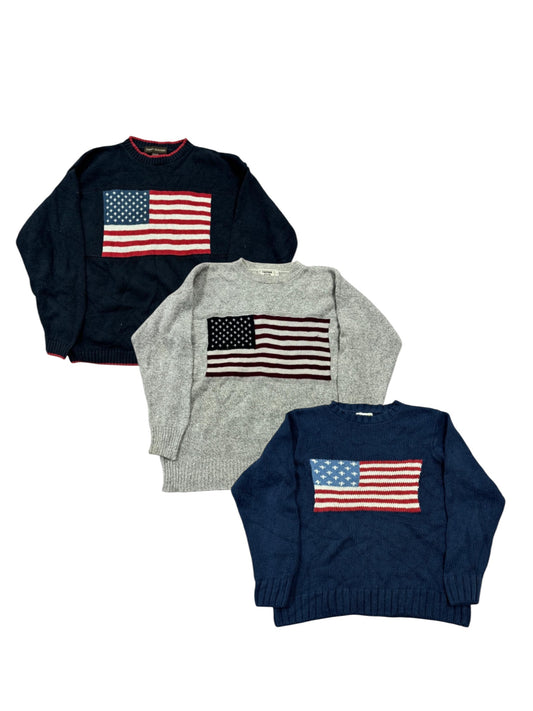 25x USA FLAG KNITWEAR