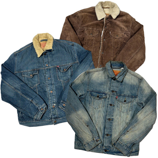 20x LEVIS LEE WRANGLER DENIM JACKETS