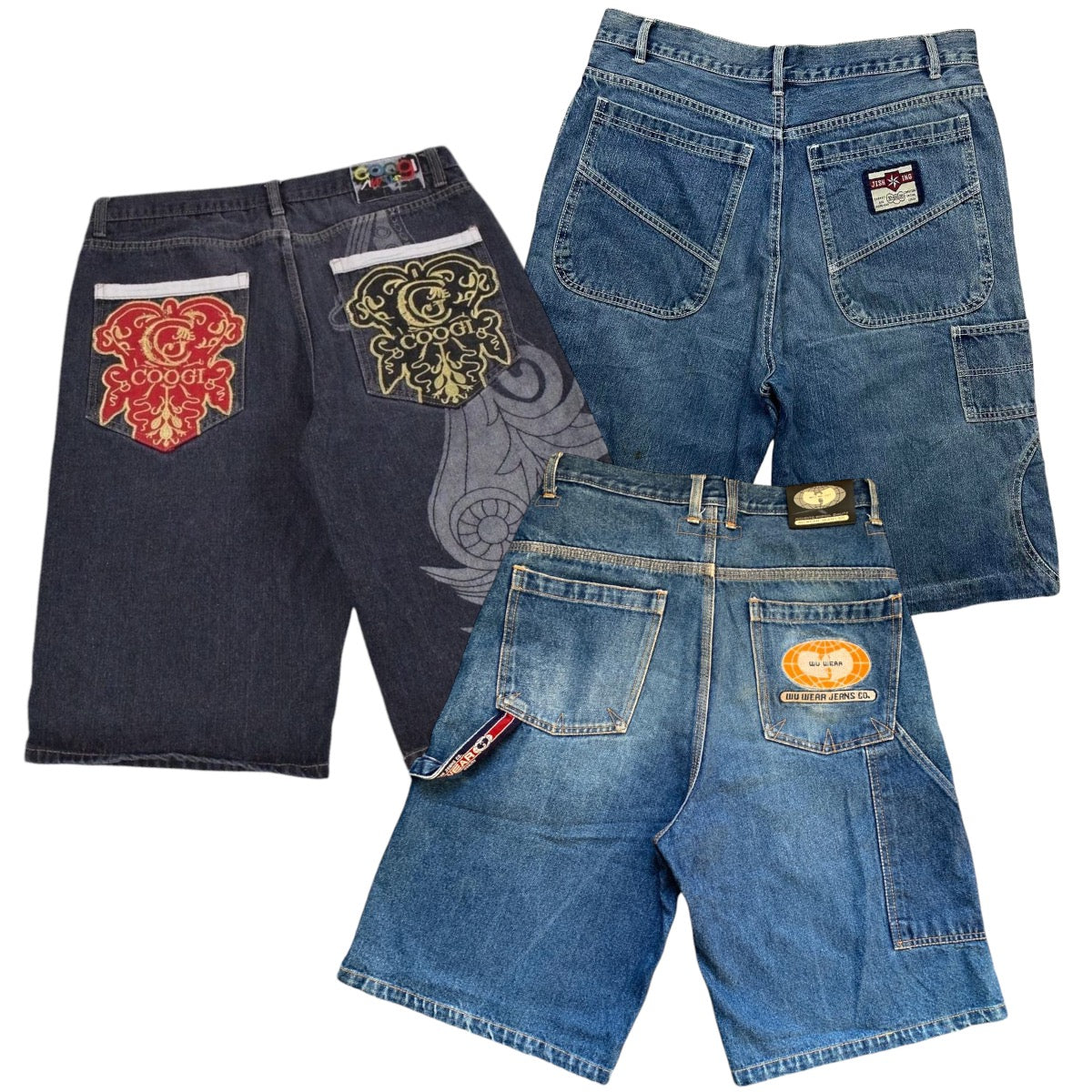 40x HIPHOP DENIM SHORTS