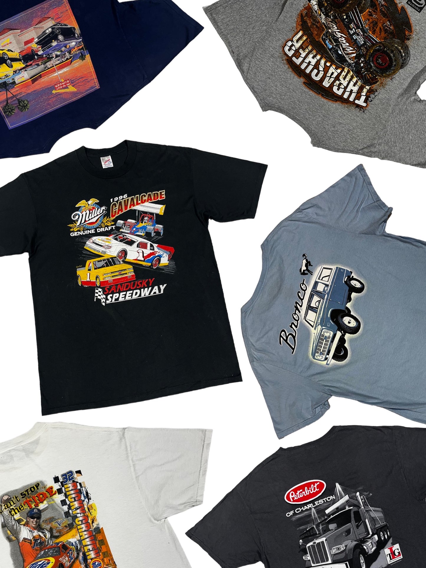 RACING GRAPHIC T-SHIRTS - 50 PIECES - SUPER SACK