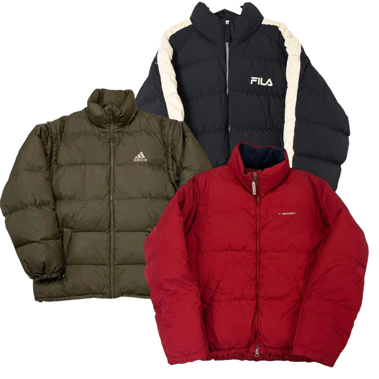 15x BRANDED PUFFER JACKETS